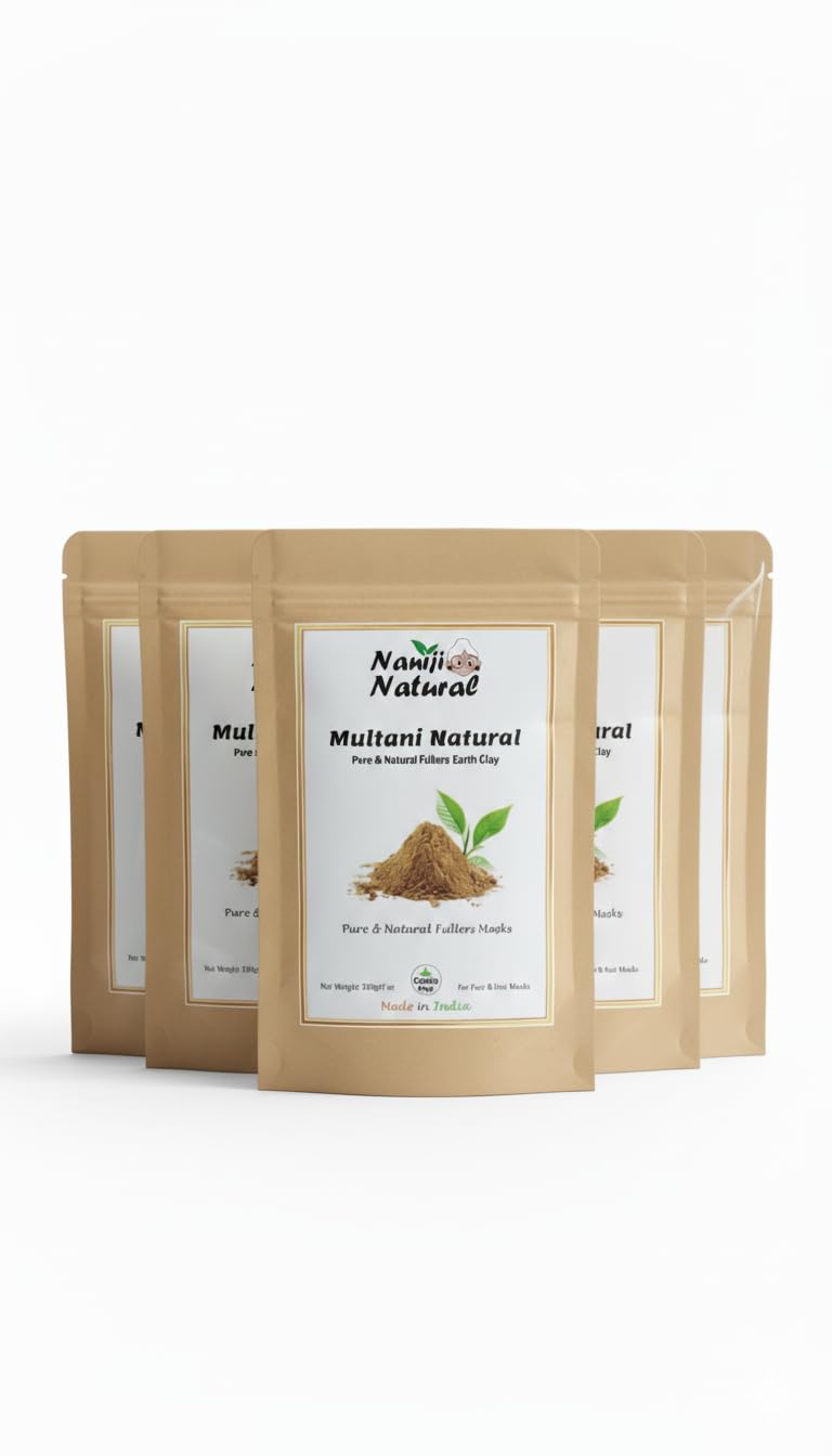 100% Natural Multani Mitti Powder |Pack of 5