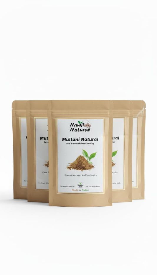 100% Natural Multani Mitti Powder |Pack of 5