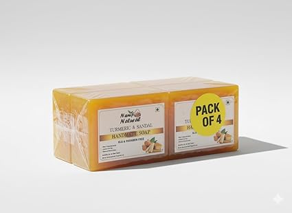 Nani Ji Natural Handmade Herbal Turmeric & Sandal Soap