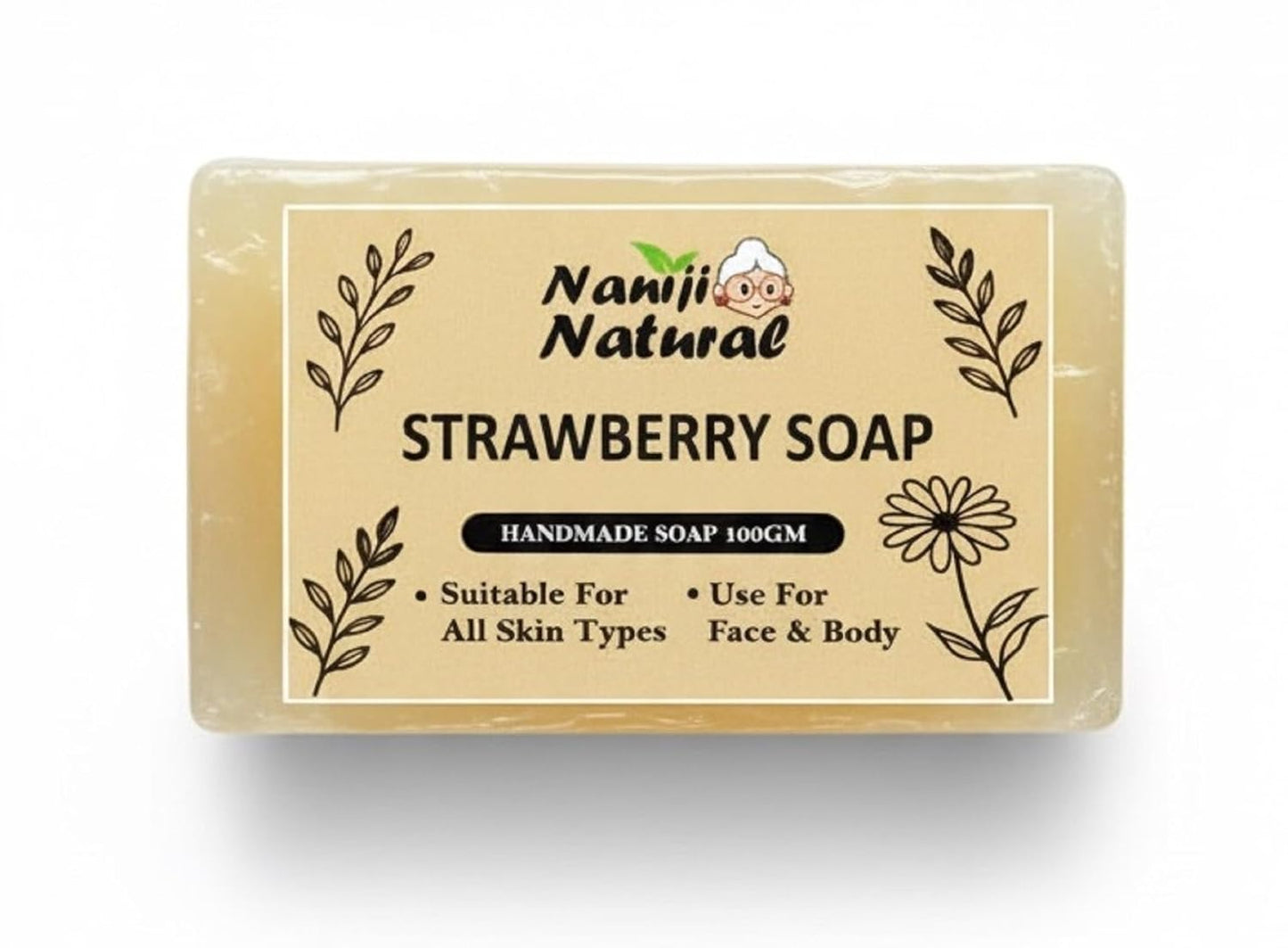 Nani Ji Natural Strawberry Handmade Soap