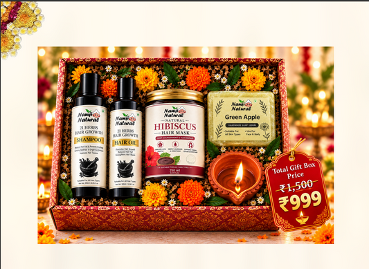 Naniji Natural Hair Care & Green Apple Soap Gift Hamper