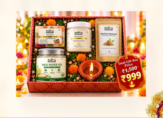 Naniji Natural Skincare Gift Hamper – Handmade Soap,Multani & Face Care