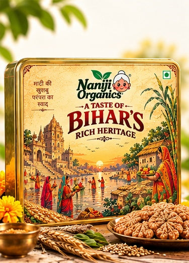 Naniji Organics Traditional Bihar Thekua | Authentic Bihari Sweet & Snack | Traditional Indian Festive Treat
